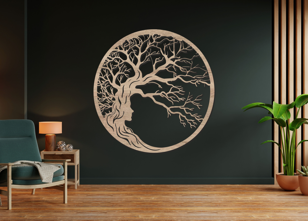 Strom života na stenu: Ako vybrať ideálnu drevenú dekoráciu do interiéru
