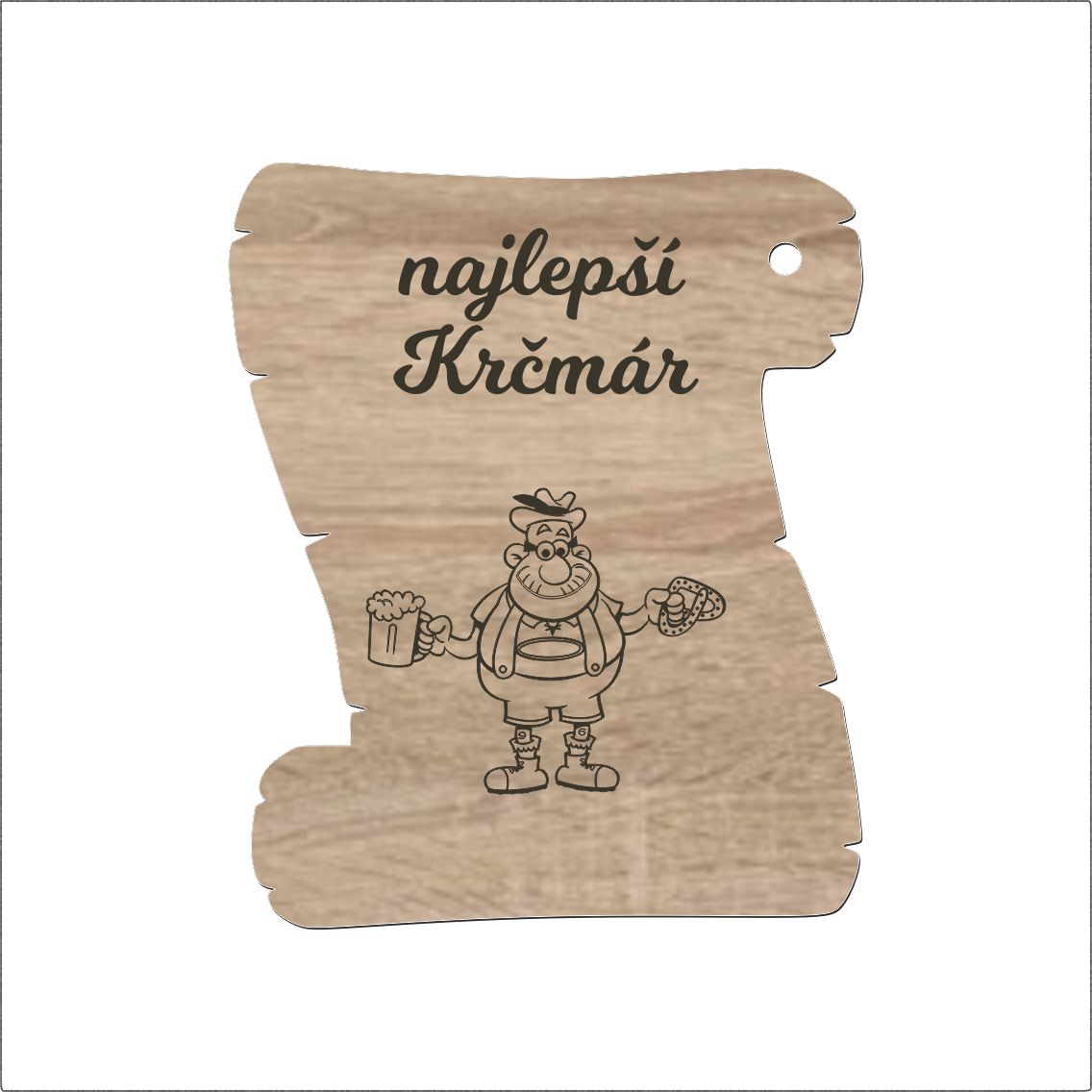 Pergamenová tabuľka – Najlepší krčmár