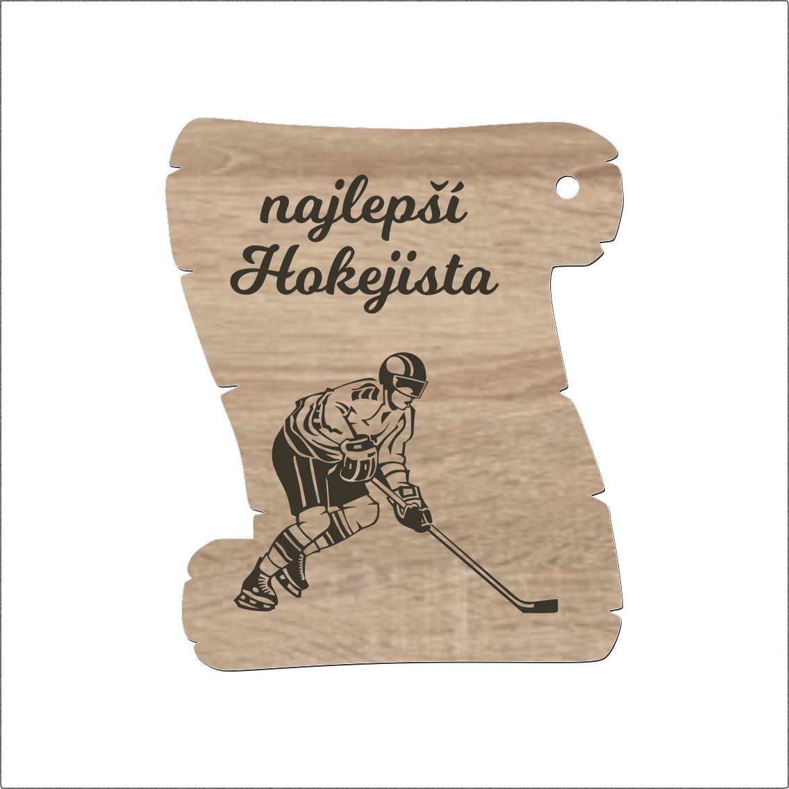 Pergamenová tabuľka – Najlepší hokejista