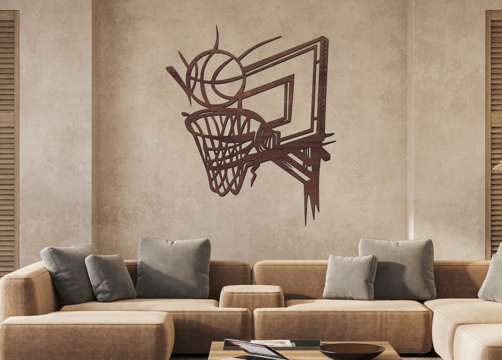 Drevený obraz – Víťazný hod