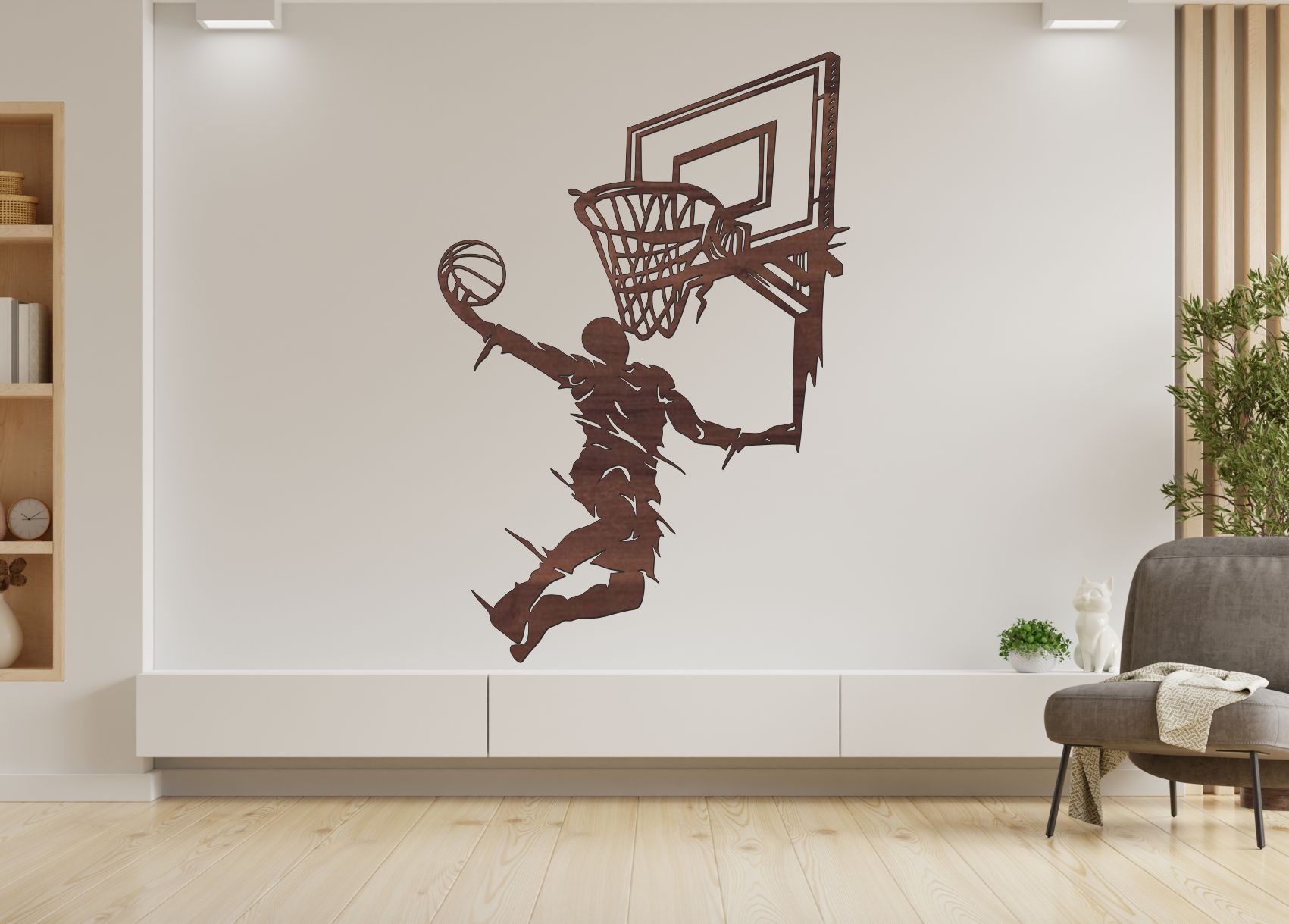 Drevený obraz – Nad obručou