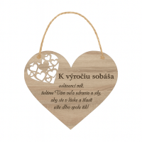 Drevené srdce – K výročiu sobáša