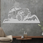 Drevený obraz na stenu – Off-road Buggy