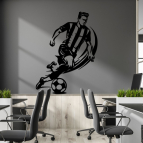 Drevený obraz – Strela na bránu