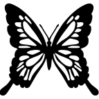 Drevený obraz – Motýľ Monarch