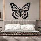 Drevený obraz – Motýľ Monarch