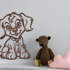 Drevený obraz – Roztomilý psík