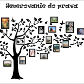 Drevený fotorámik na stenu – Rodinný strom