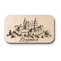 Drevená magnetka Bojnice - Bojnický zámok