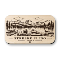 Drevená magnetka Štrbské Pleso - Vysoké Tatry