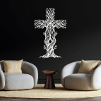 Drevený obraz na stenu - Kríž Strom života