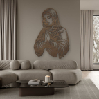 Drevený obraz na stenu - Panna Mária v modlitbe