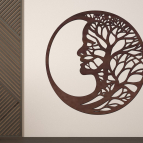 Strom života Silueta prírody