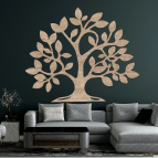 Drevený strom života na stenu – Listy života