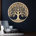 Drevený obraz - Strom života Bohatá koruna