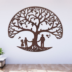 Drevený strom života na stenu – Rodinné puto
