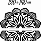 Drevená mandala na stenu - Sun