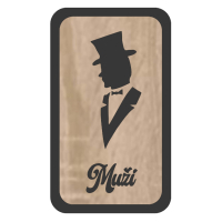 Tabuľka na WC dvere - Muži