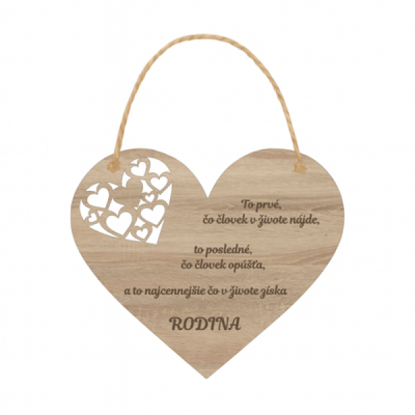 Drevené srdce – Rodina najcennejšie, čo v živote získaš