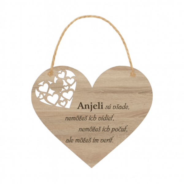 Drevené srdce – Anjeli sú všade
