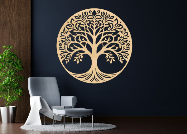 Drevený obraz - Strom života Bohatá koruna